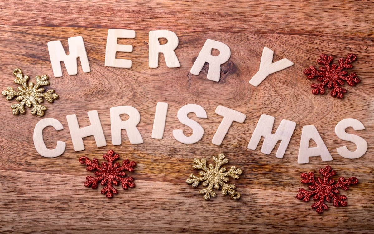 Wooden Christmas Letters
