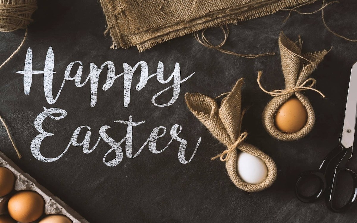 Burlap Eggs